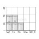 LETTERBOX QUADRA / MATT INOX / STAINELESS STEEL