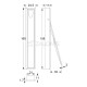 INSET PULL HANDLE / MATT NICKEL 