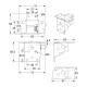 FOLDING LEG BRACKET WITH LOCK / 75x59x56 mm