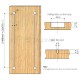 ΣΕΤ ΝΤΙΖΑ ΕΥΘΥΓΡΑΜΜΙΣΗΣ ΠΟΡΤΑΣ Φ.35x2496 mm / 3mm ΠΟΜΟΛΑ ΚΑΙ ΕΞΑΡΤΗΜΑΤΑ ΓΙΑ ΣΥΡΟΜΕΝΕΣ ΝΤΟΥΛΑΠΕΣ