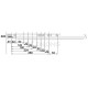 UNDERMOUNT DRAWER RUNNER / PUSH TO OPEN / 60 UNDERMOUNT RUNNERS / PUSH OPEN / 35 Kg