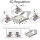 UNDERMOUNT DRAWER RUNNER / PUSH TO OPEN / 60 UNDERMOUNT RUNNERS / PUSH OPEN / 35 Kg