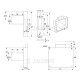 SECURITY BOX FURNITURE LOCK 20mm / GOLD