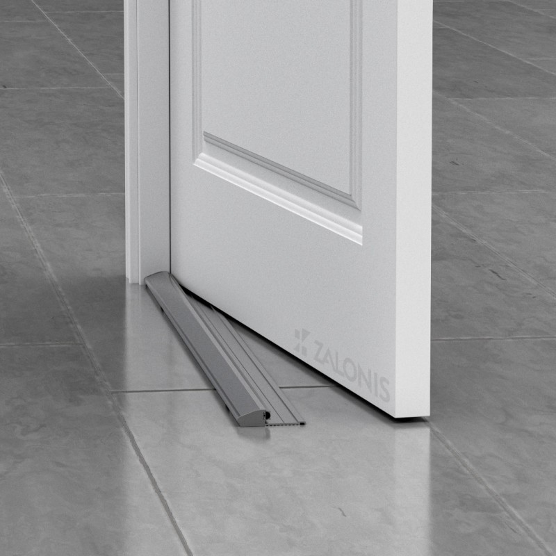 FLOOR WINDBREAK PANEL / 103 cm / ANODIZED