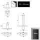 DOOR PIVOTS FOR SIDE DRILLING / 65Kg PIVOT HINGES FOR DOORS