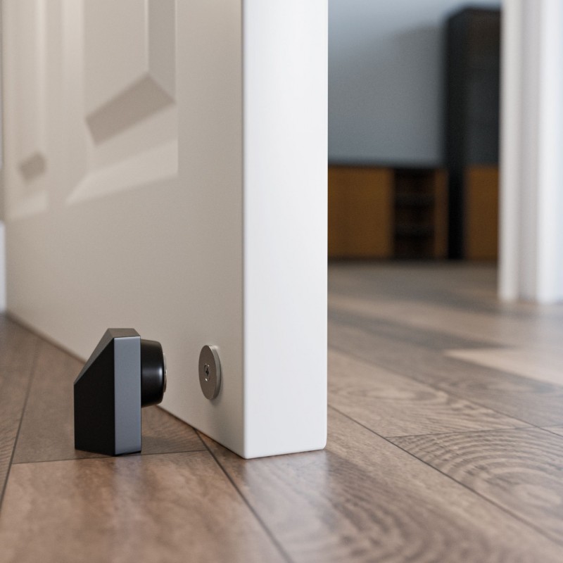 INOX MAGNETIC DOOR RETAINER / MATT BLACK