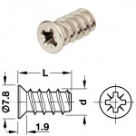 ΒΙΔΕΣ ΕΠΙΠΛΩΝ PZ2 6,2x13,5mm