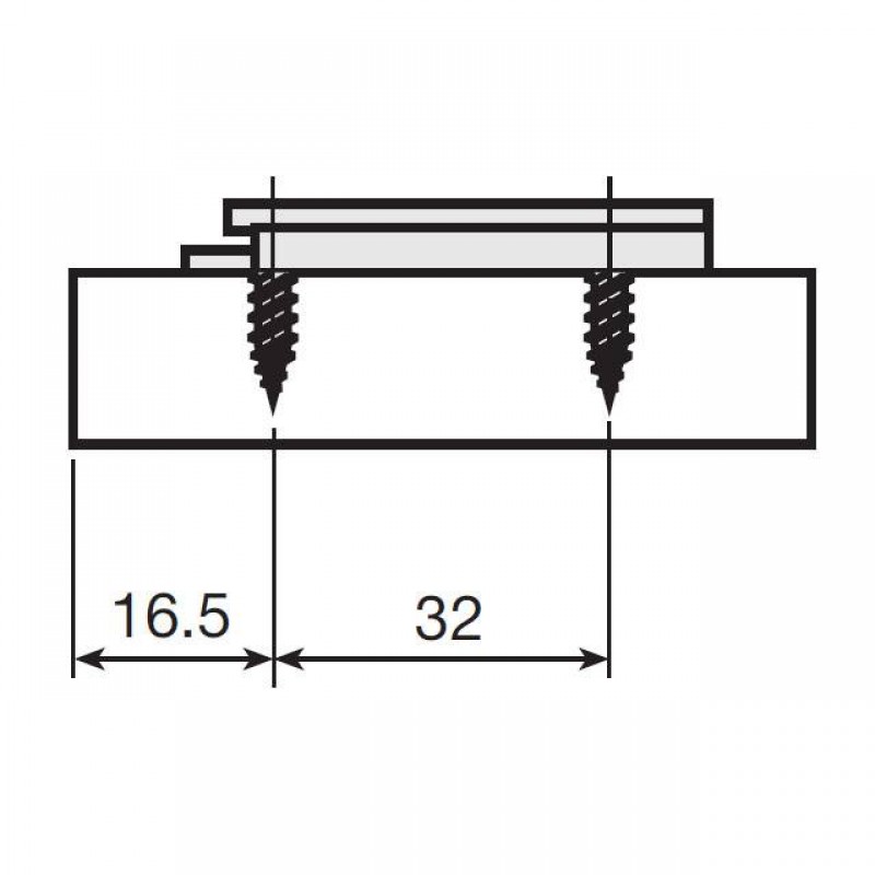 ΒΑΣΗ ΙΣΙΑ INDAUX ΚΛΙΠ 2mm