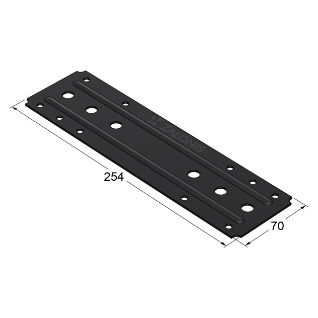 ΛΑΜΑΚΙ 254x70 mm / ΓΑΛΒΑΝΙΖΕ