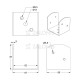 ΠΙ ΣΥΝΔΕΣΗΣ / 80x87x87 mm / ΙΡΙΔΙΟ