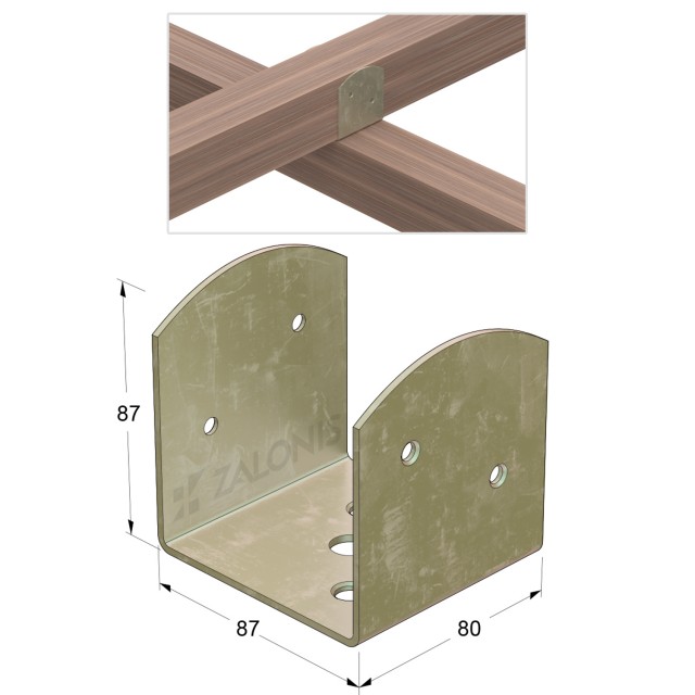 ΠΙ ΣΥΝΔΕΣΗΣ / 80x87x87 mm / ΙΡΙΔΙΟ