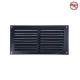 AIR VENTILATION GRILLE COVER WITH INSECTS NET 10x20cm / BLACK