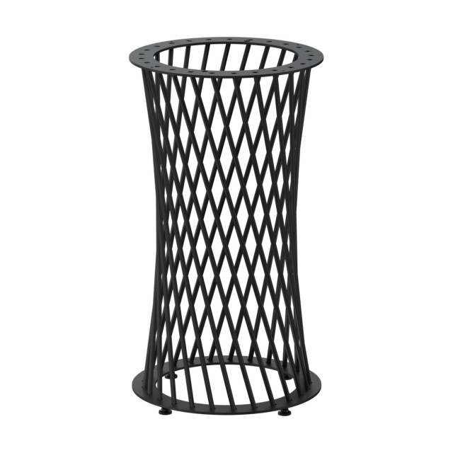ΠΟΔΙ BISTRO m.628 / D. 400 / Υ.730 mm / ΜΑΥΡΟ ΜΑΤ