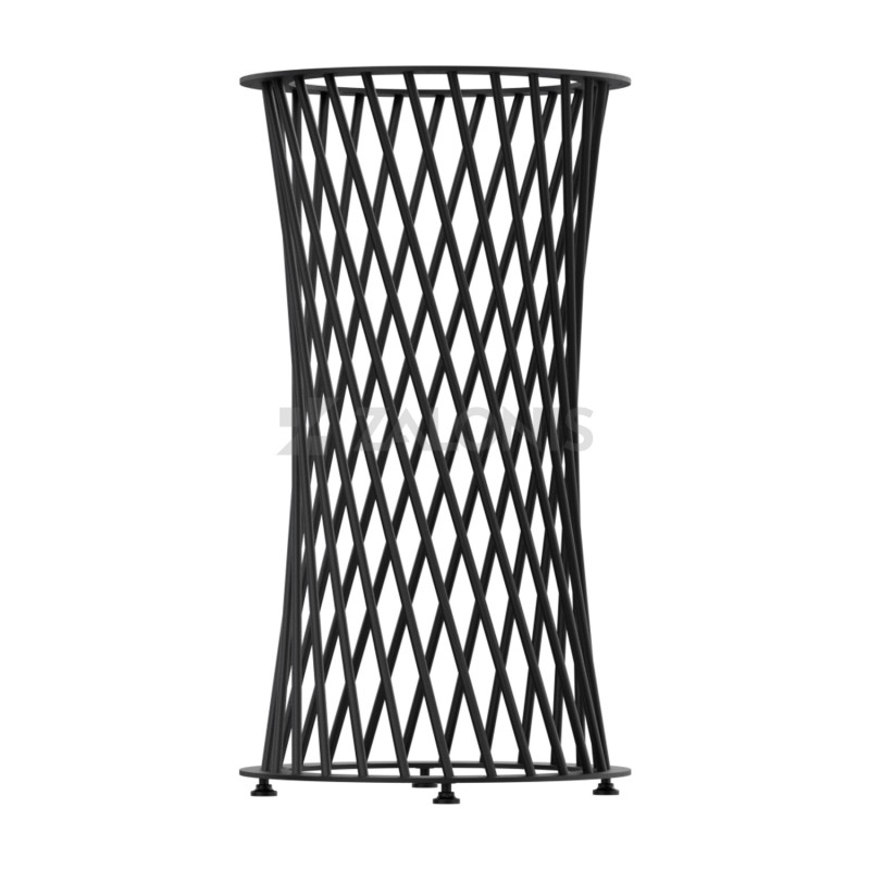 ΠΟΔΙ BISTRO m.628 / D. 400 / Υ.730 mm / ΜΑΥΡΟ ΜΑΤ