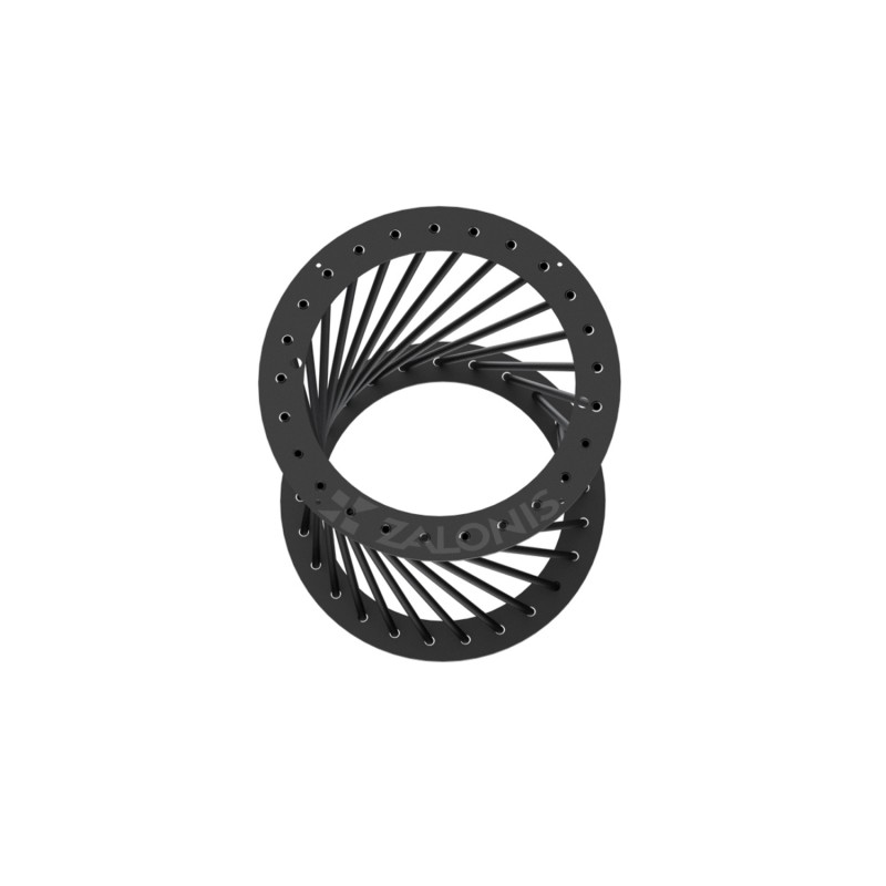 ΠΟΔΙ BISTRO m.628 / D. 400 / Υ.730 mm / ΜΑΥΡΟ ΜΑΤ