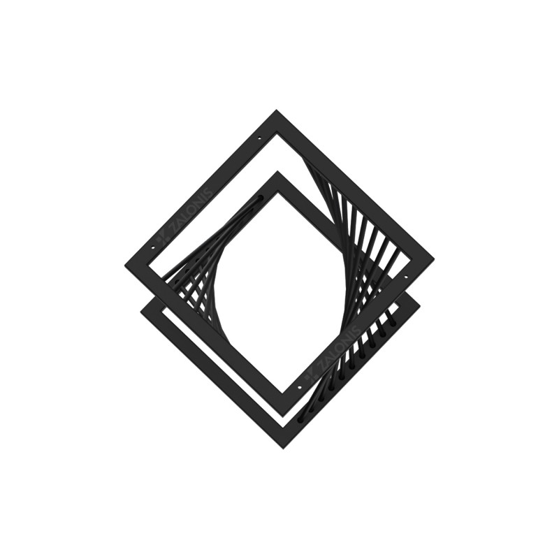ΠΟΔΙ BISTRO m.627 / 400x400 / Υ.720 mm / ΜΑΥΡΟ ΜΑΤ