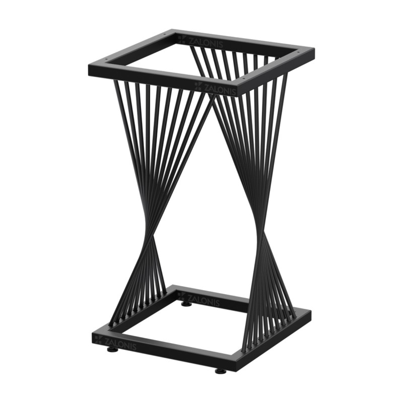 ΠΟΔΙ BISTRO m.627 / 400x400 / Υ.720 mm / ΜΑΥΡΟ ΜΑΤ