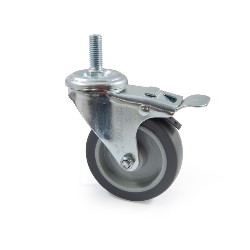 ΡΟΔΑ m.115 ΜΕΣΑΙΟΥ ΤΥΠΟΥ / Φ.75mm / ΒΙΔΑ M10x25 mm / Υ.100mm / 50Kg