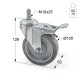 ΡΟΔΑ m.115 ΜΕΣΑΙΟΥ ΤΥΠΟΥ / Φ.100mm / ΒΙΔΑ M10x25 mm / Υ.126mm / 70Kg