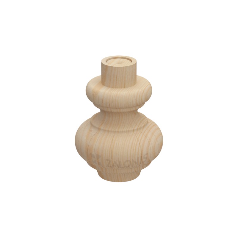 WOODEN LEG D.56 H.63 / BEECH 