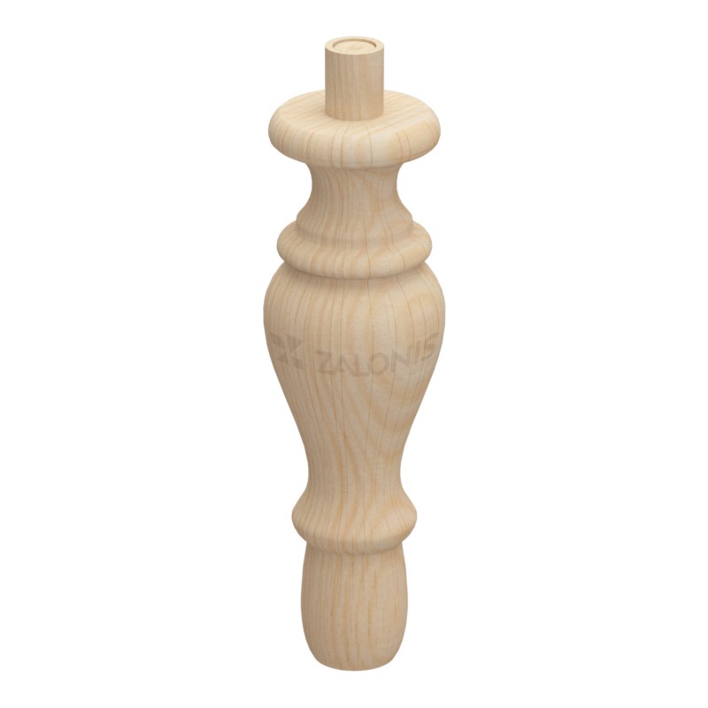 WOODEN LEG D.75 H.225 / BEECH 