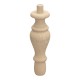 WOODEN LEG D.75 H.225 / BEECH 