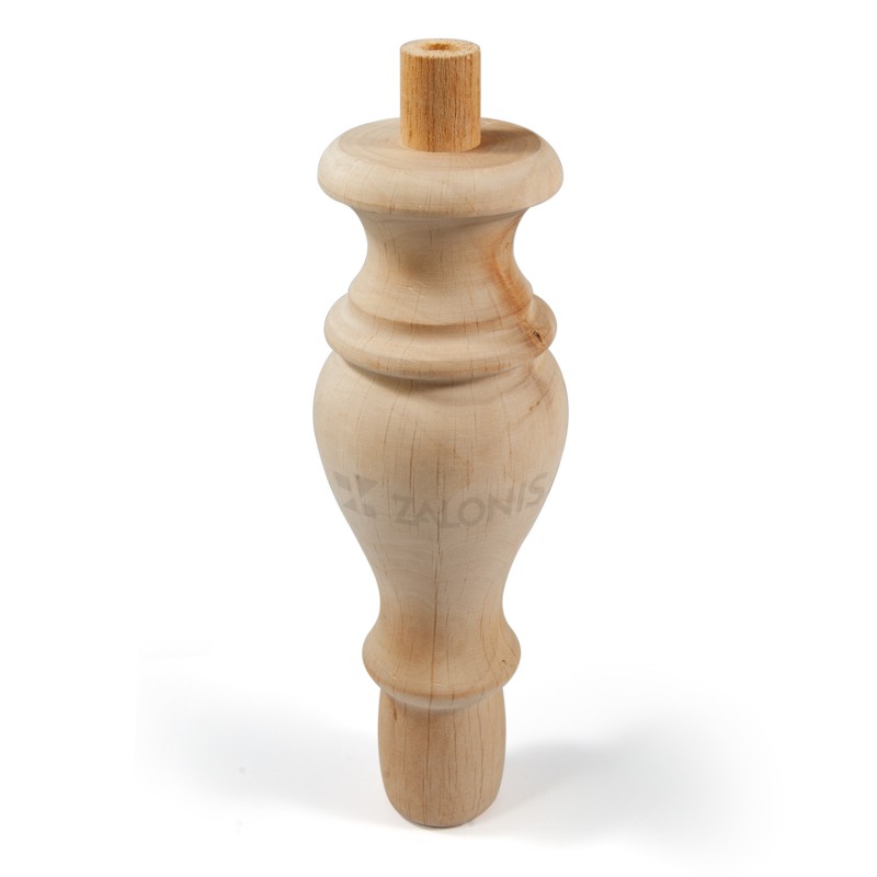 WOODEN LEG D.75 H.225 / BEECH 