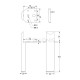 ΠΟΔΙ ΚΑΝΑΠΕ 7019/ Υ.154 mm / ΧΡΥΣΟ ΜΑΤ