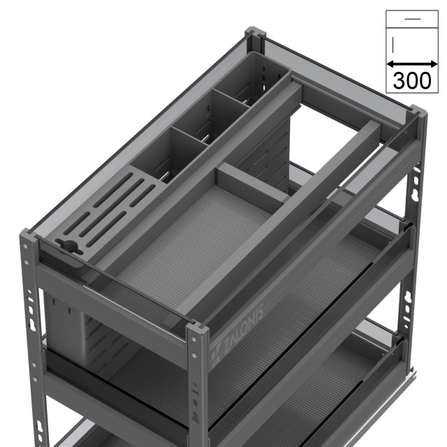 ΤΡΙΠΑΤΟ EMKW ΑΝΘΡΑΚΙ ΜΕ ΤΖΑΜΙ / ΕΡΜΑΡΙΟ 30 cm