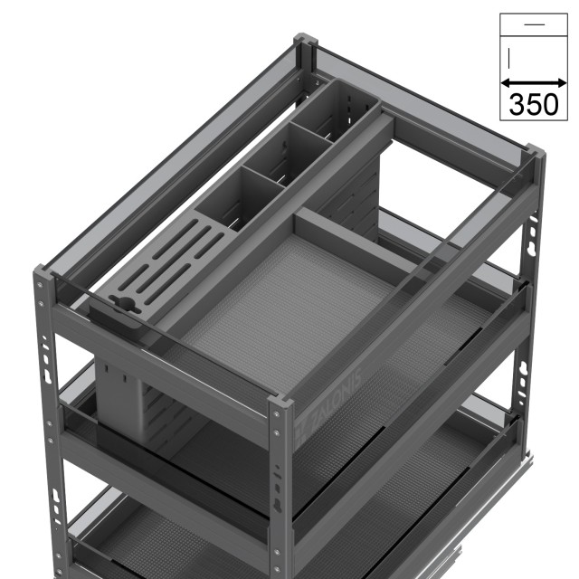 ΤΡΙΠΑΤΟ EMKW ΑΝΘΡΑΚΙ ΜΕ ΤΖΑΜΙ / ΕΡΜΑΡΙΟ 35 cm
