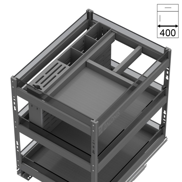 ΤΡΙΠΑΤΟ EMKW ΑΝΘΡΑΚΙ ΜΕ ΤΖΑΜΙ / ΕΡΜΑΡΙΟ 40 cm