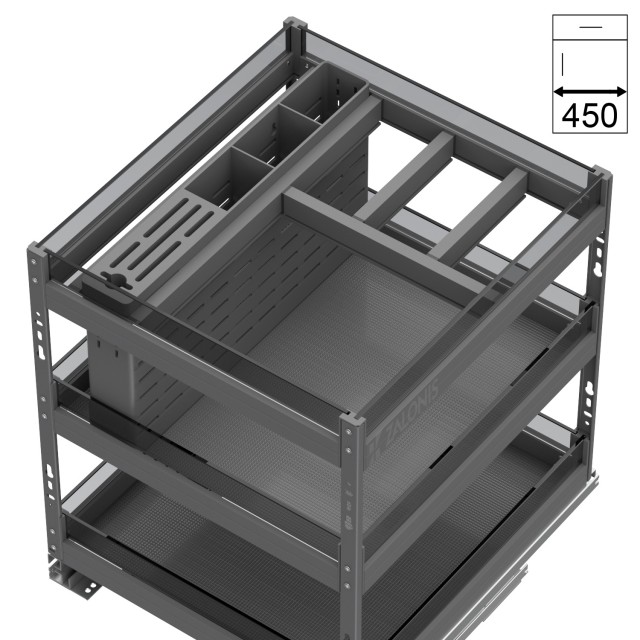 ΤΡΙΠΑΤΟ EMKW ΑΝΘΡΑΚΙ ΜΕ ΤΖΑΜΙ / ΕΡΜΑΡΙΟ 45 cm