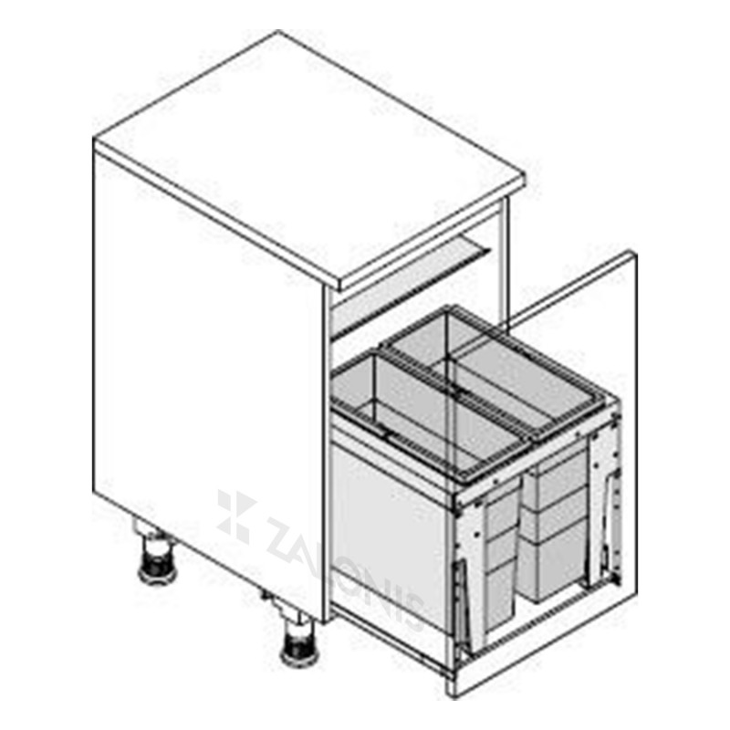 HAILO AS Triple XL / 45 cm CABINET / 36Ltr (18+18)