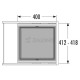 HAILO BIN WITH SLIDES AS Cargo Synchro / 55 ltr / 45 CABINET / ANTHRACITE