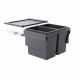 HAILO BIN WITH SLIDES AS Cargo Synchro / 56 ltr (28+28) / 60 CABINET / ANTHRACITE