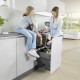 HAILO BIN WITH SLIDES AS Cargo Synchro / 56 ltr (28+28) / 60 CABINET / ANTHRACITE