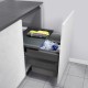 HAILO BIN WITH SLIDES AS Cargo Synchro / 56 ltr (28+28) / 60 CABINET / ANTHRACITE