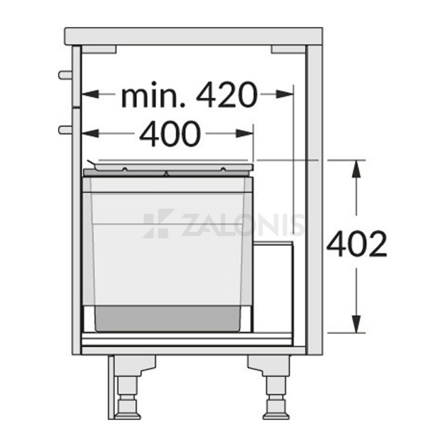  HAILO AS Triple XL / 90 cm CABINET / 84Ltr (28+28+28)