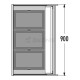 ΚΑΔΟΣ HAILO ΣΥΡΤΑΡΙΟΥ AS Triple XL / 84 Ltr (28+28+28) / ΕΡΜΑΡΙΟ 90 cm