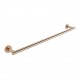 OMICRON - SINGLE TOWEL RAIL 60CM ROSE GOLD GOLD SERIES