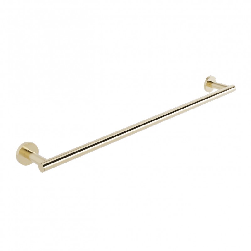 OMICRON - SINGLE TOWEL RAIL 60CM LIGHT GOLD GOLD SERIES