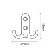 M4080 HANGER / BLACK WALL HANGERS