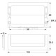 DRAWER HANDLE m.8201 / MAT GOLD