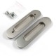 SLIDING DOOR OVAL HANDLE SET m.4080 / MAT NICKEL