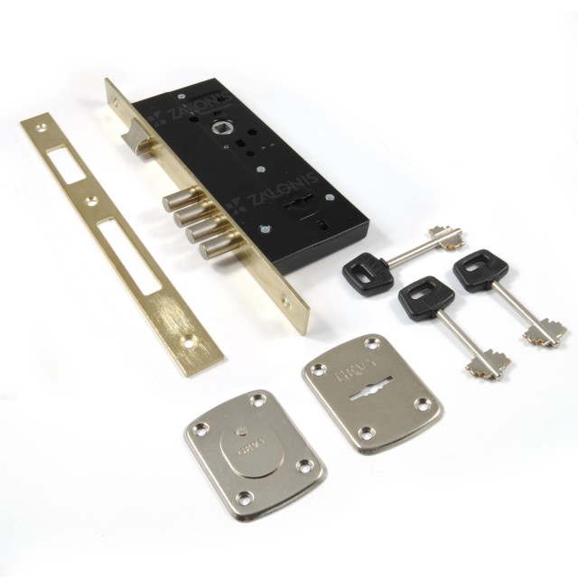 SECURITY SAFELOCK GEVY / 45x85 mm / MAT GOLD