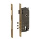 SECURITY MORTISE 3 PINS DOOR LOCK GEVY / SQ -  SQ / MAT GOLD SECURITY MORTISE DOOR LOCKS