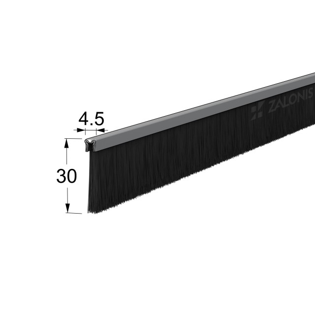 ΒΟΥΡΤΣΑΚΙ ΣΚΛΗΡΟ / 30 mm / 200 cm / ΜΑΥΡΟ