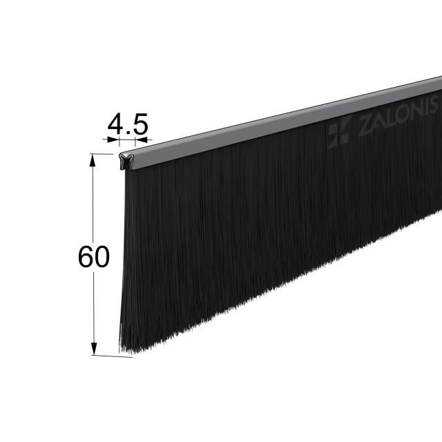 ΒΟΥΡΤΣΑΚΙ ΣΚΛΗΡΟ / 60 mm / 200 cm / ΜΑΥΡΟ