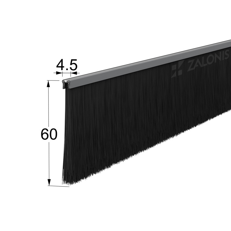 ΒΟΥΡΤΣΑΚΙ ΣΚΛΗΡΟ / 60 mm / 200 cm / ΜΑΥΡΟ