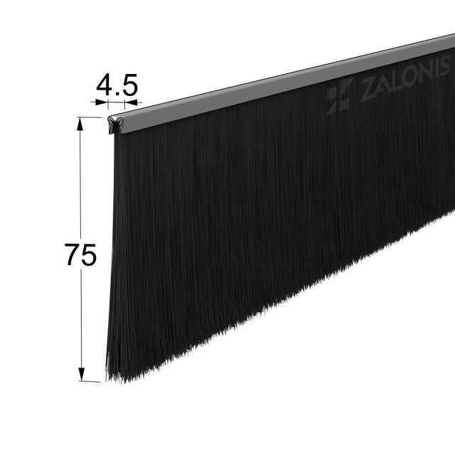 ΒΟΥΡΤΣΑΚΙ ΣΚΛΗΡΟ / 75 mm / 200 cm / ΜΑΥΡΟ